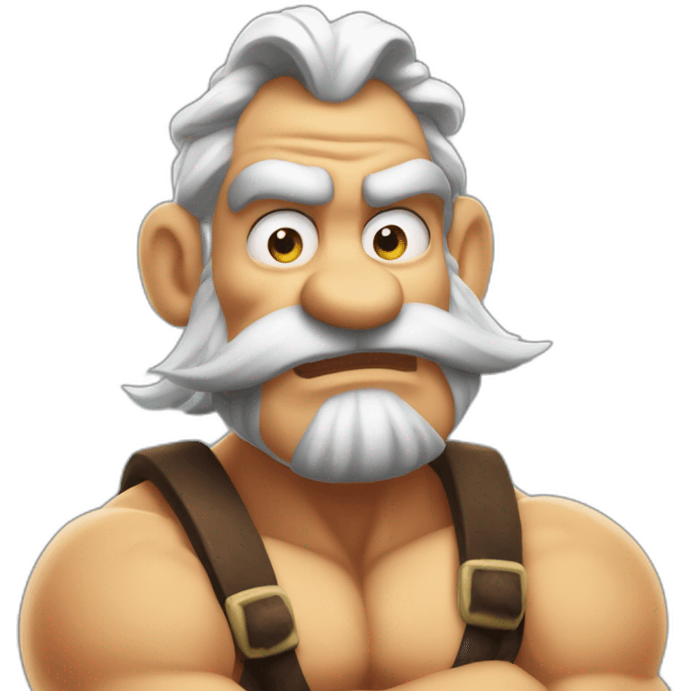 astérix musclé emoji