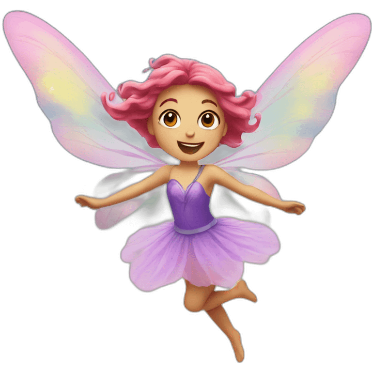 Fairy flying emoji