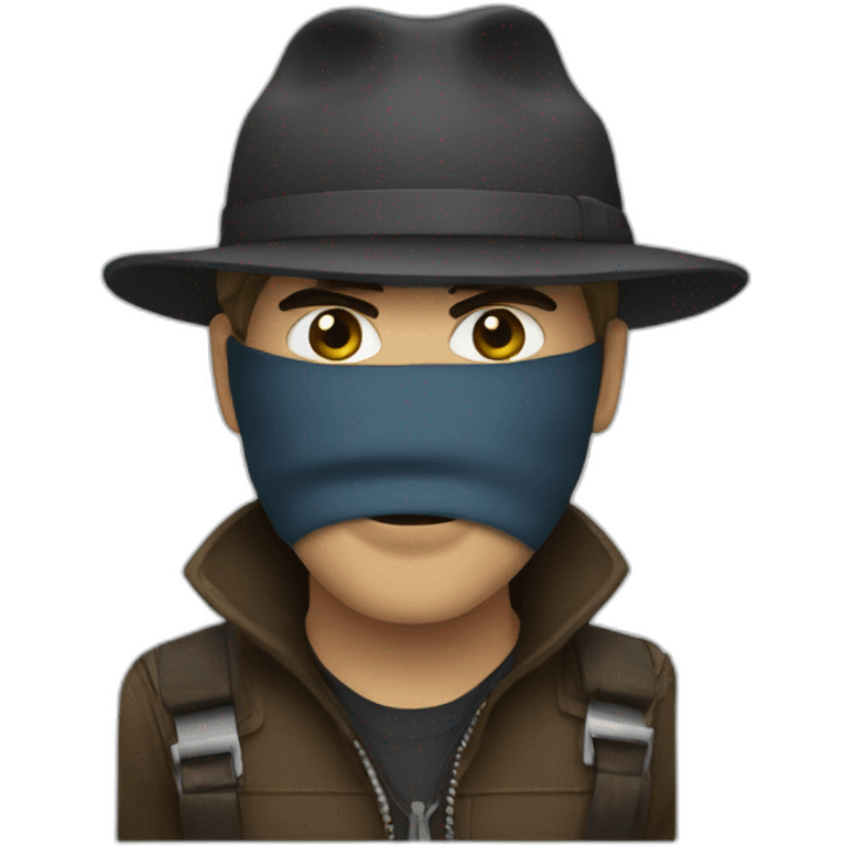 Un bandit emoji