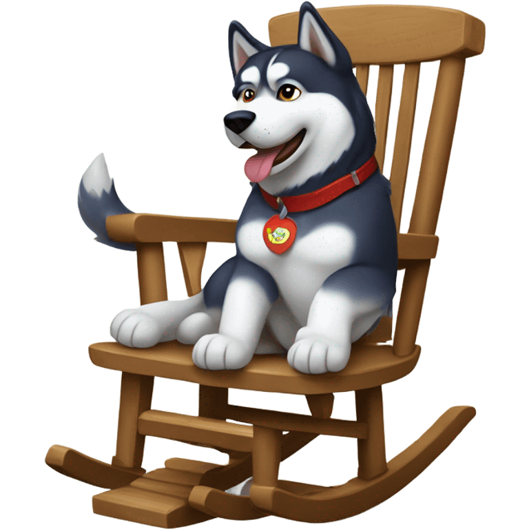 Husky rocker emoji