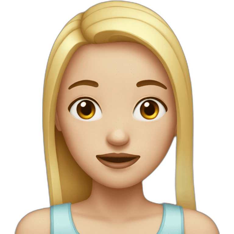 acne girl emoji