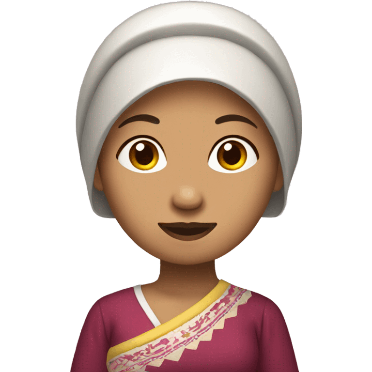 Filipina woman in traditional Filipina clothing  emoji