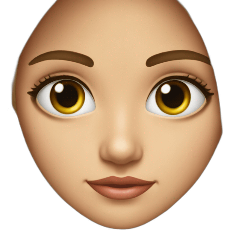 niña hermosa ojos celestes emoji