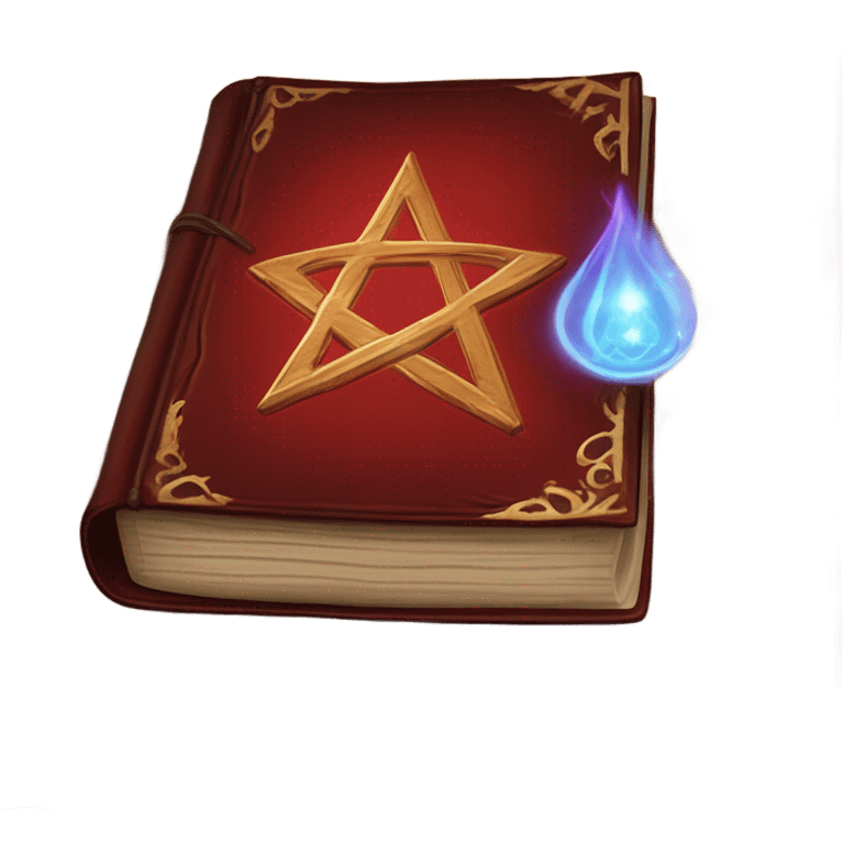 warlock book red emoji