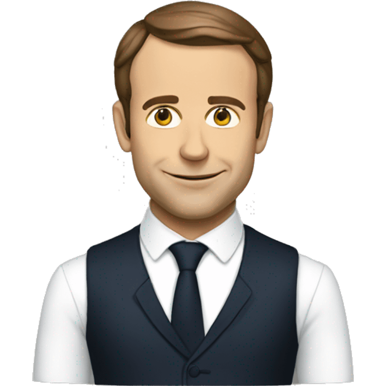 Macron qui sort emoji