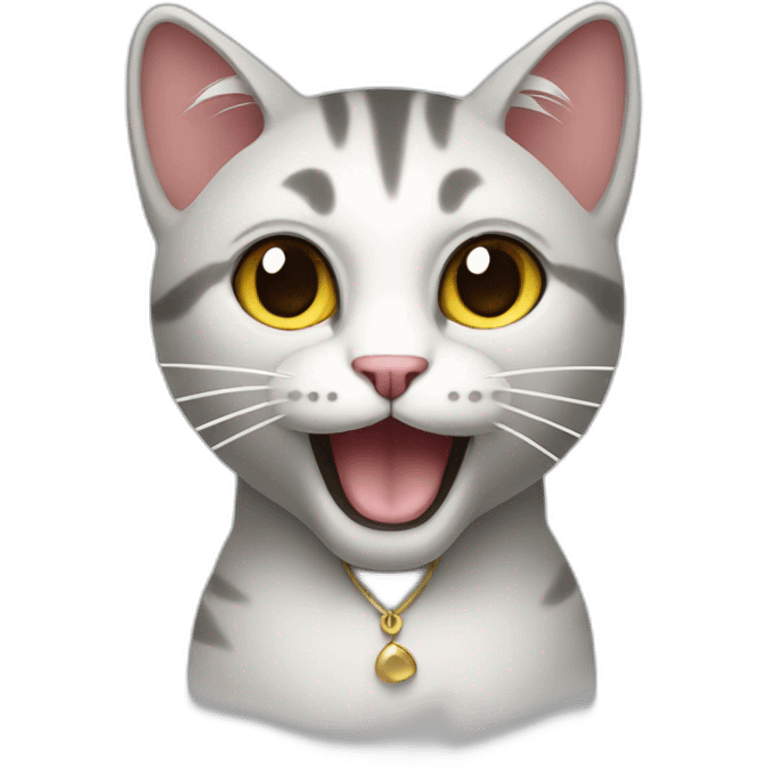 a singer cat emoji