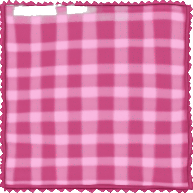 pink plaid folded blanket  emoji