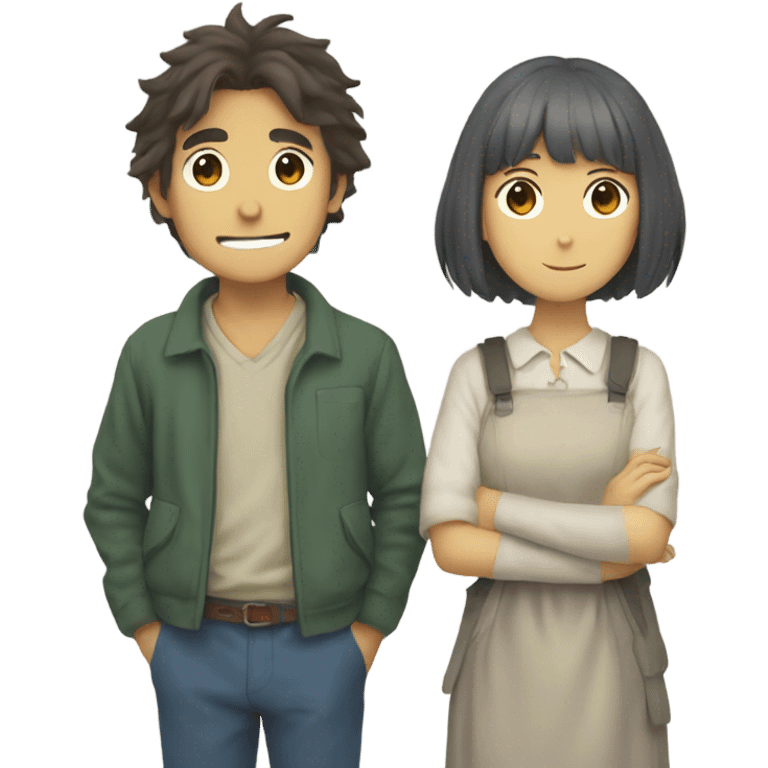 studio ghibli couple emoji