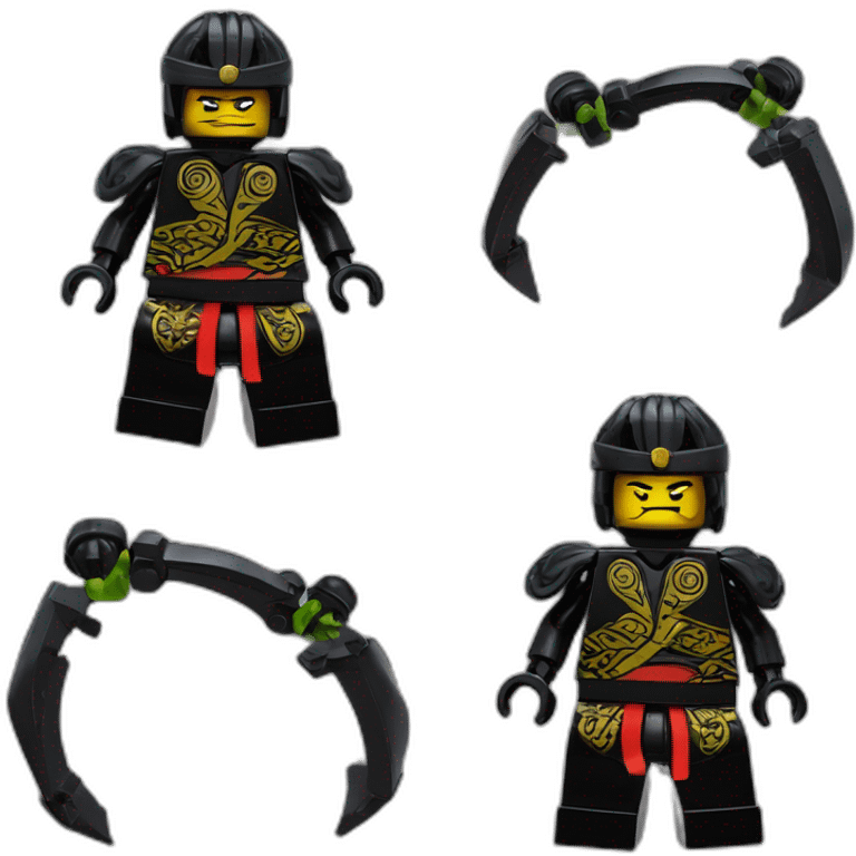 lego ninjago lord garmadon with 4 arms emoji