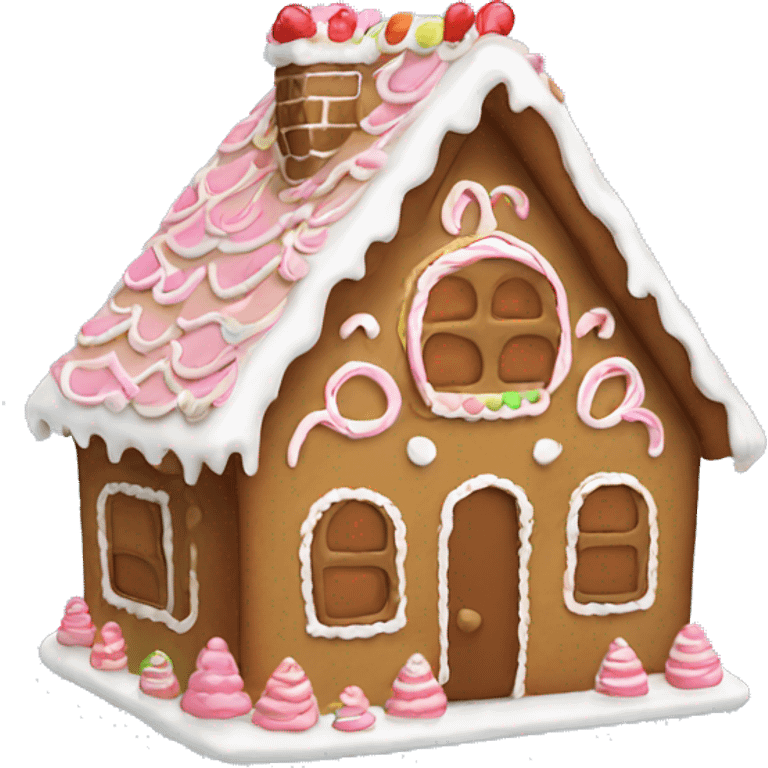 Love gingerbread house emoji