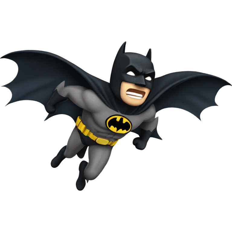 batman flying emoji