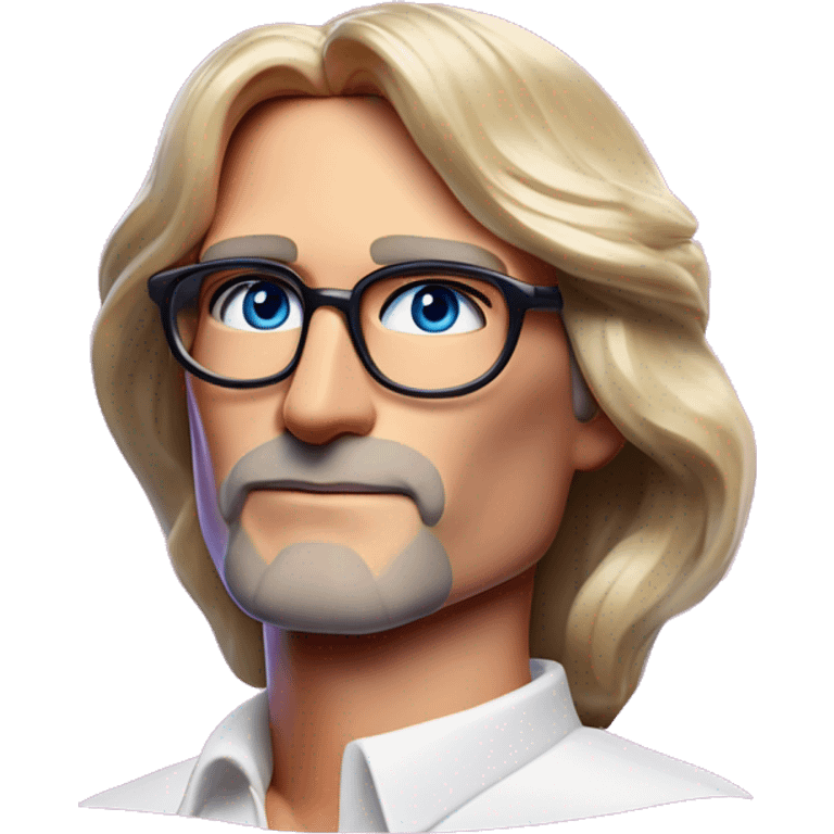 Synthwave Steve Jobs in Barbie style, oil paint, epic eyes, intricate lips, exquisite pose, beautiful, desirable, logical, Midsommar emoji