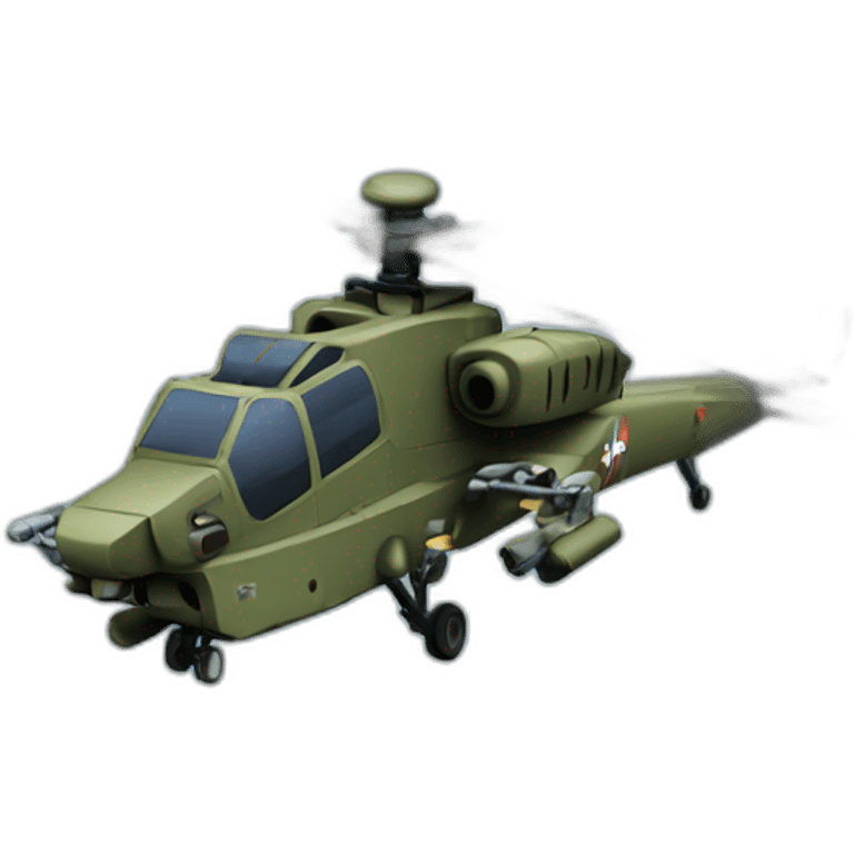 Apache helicopter emoji