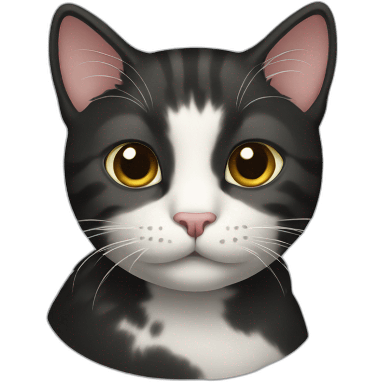 Cat black emoji