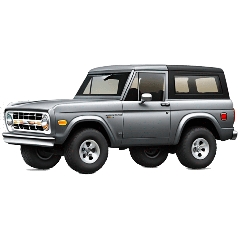 Grey ford bronco vehicle  emoji