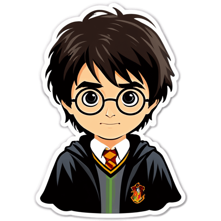 Harry Potter with head￼wig emoji