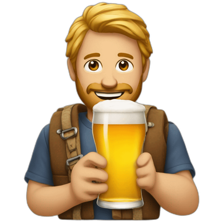 Renaldo avec un bière  emoji