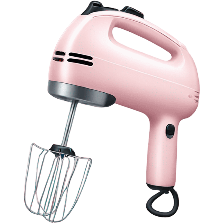 light pink electric hand mixer emoji