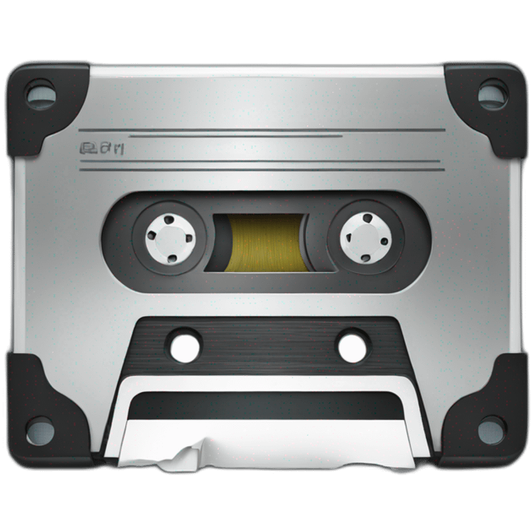 Audio tape emoji