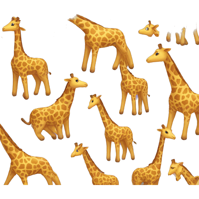 cat giraffe emoji