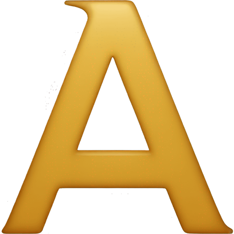 Letter A emoji