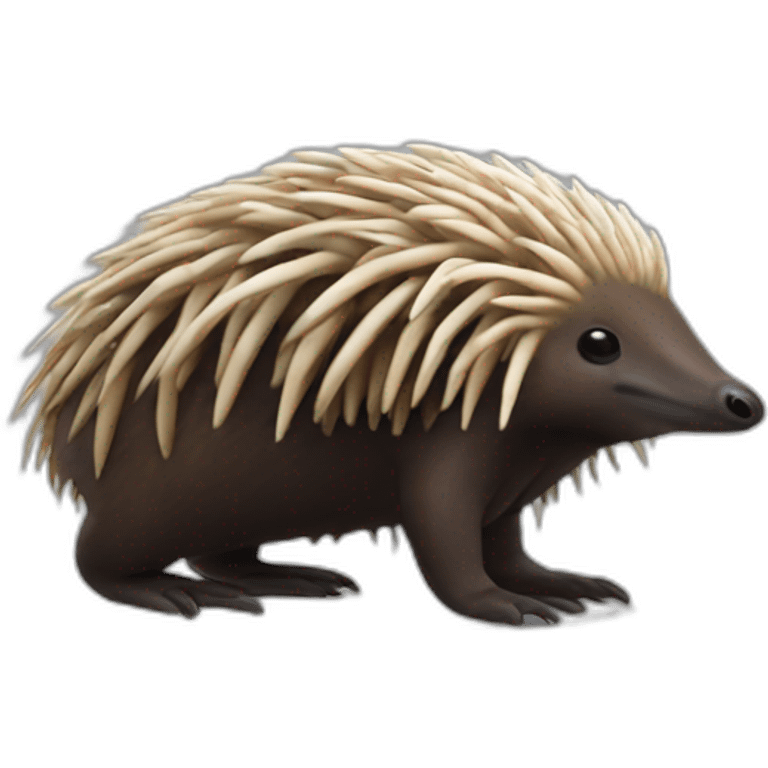 realistic full body echidna emoji