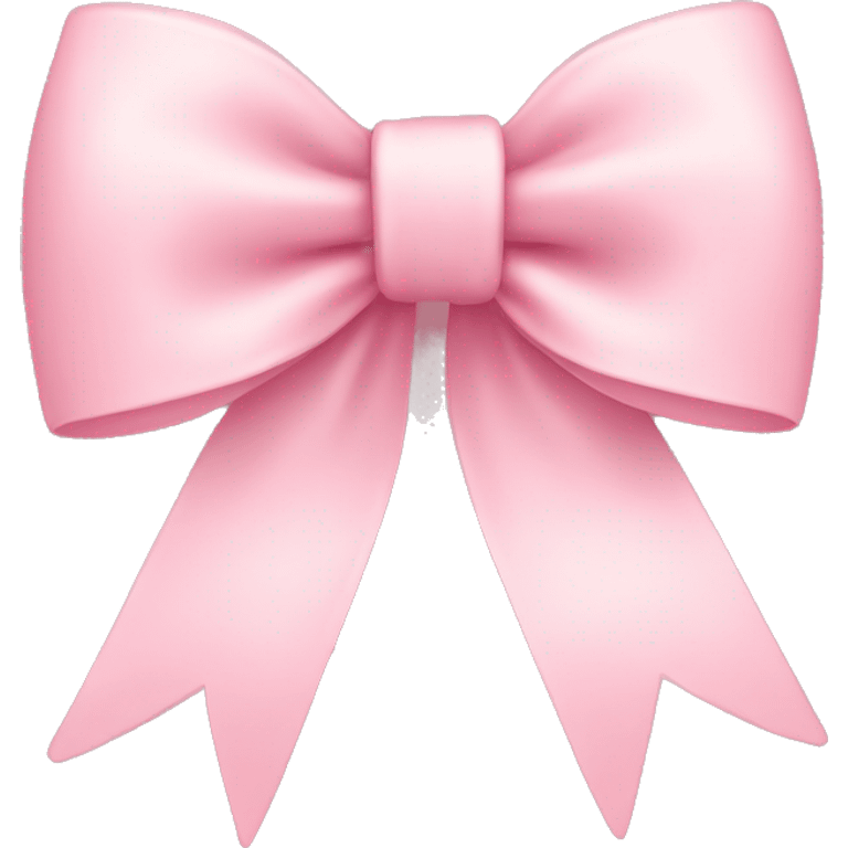 light pink bow on light pink bow emoji