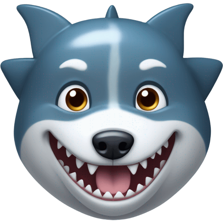 dog shark  emoji