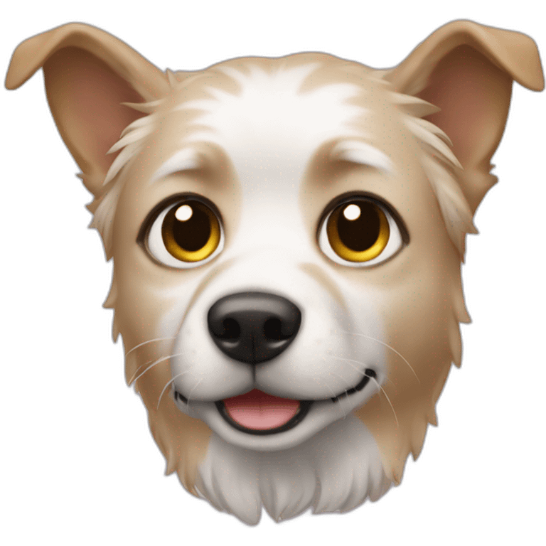 Chien sur chat emoji