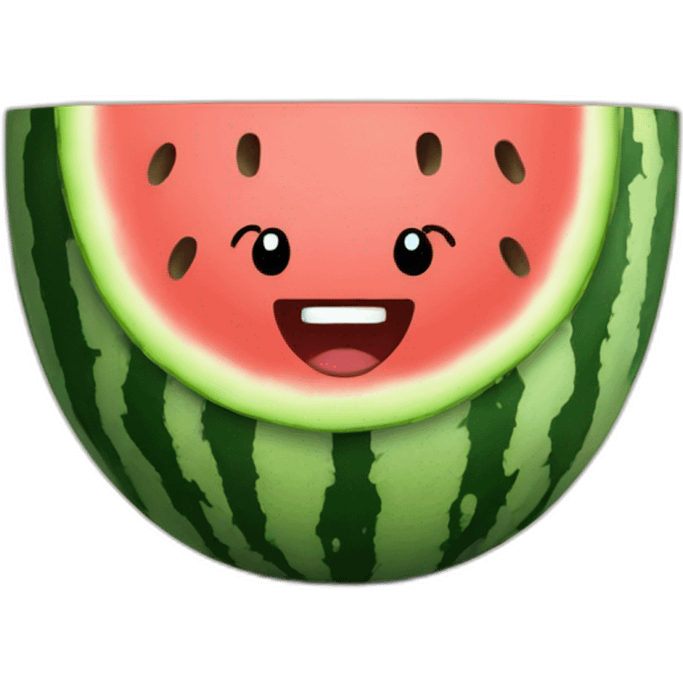 watermelon in an iron basin emoji