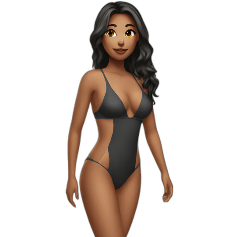 sexy chic in swimsuit emoji