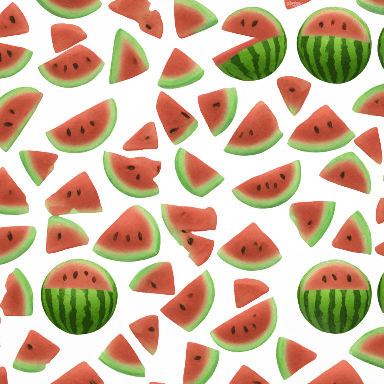 Eating watermelon emoji