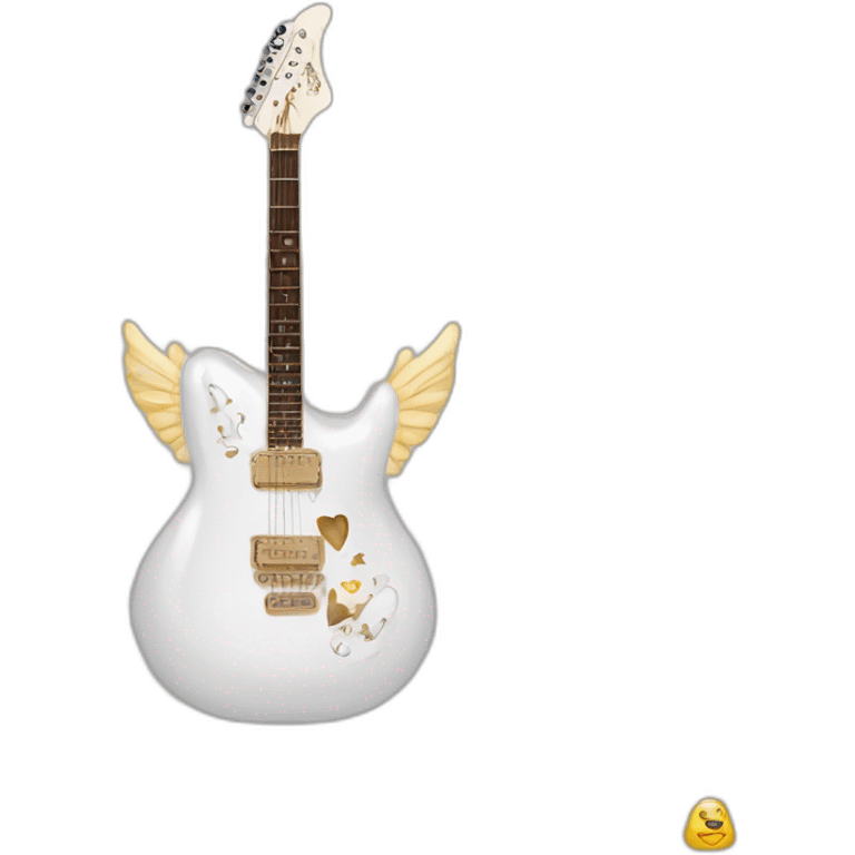 angel guitar emoji