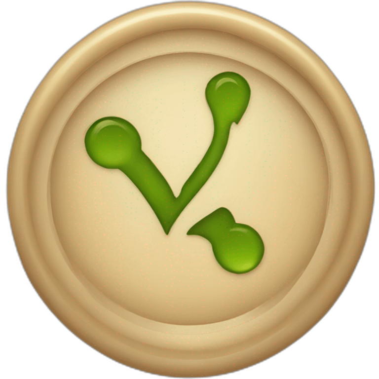 approved checkmark symbol wax emoji