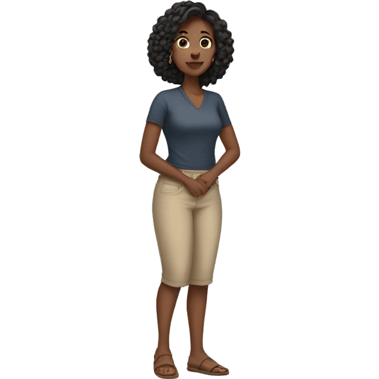 women cartoon full body  emoji