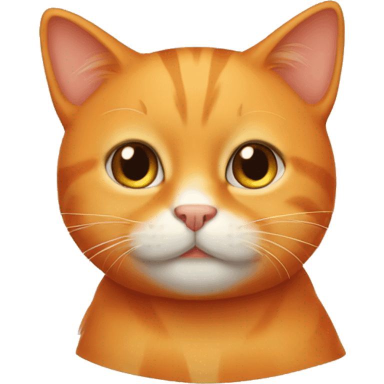 a little orange cat emoji