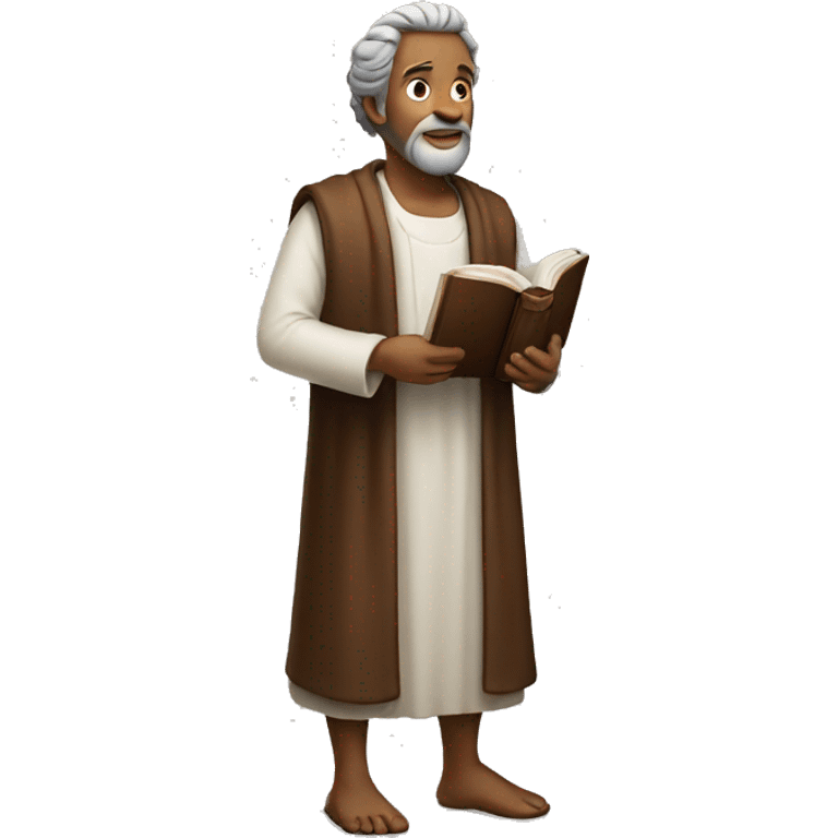 Bible Abraham standing emoji