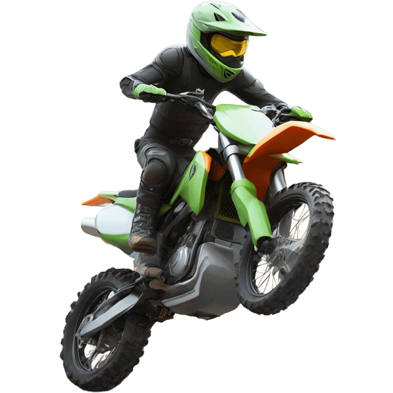 Dragon driving surron electric dirt bike emoji