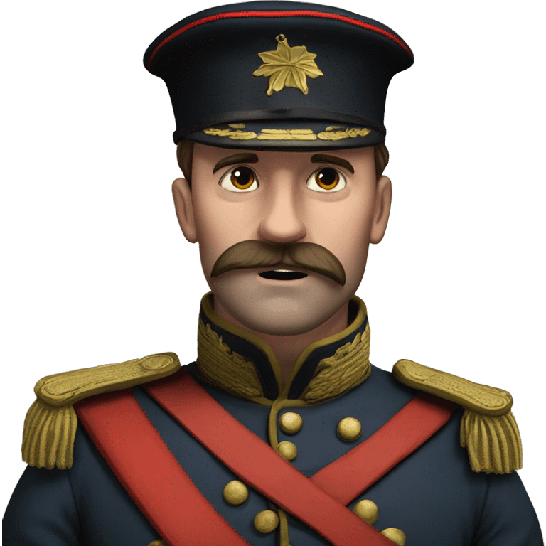 British soldier in the Crimean War blows his nose emoji