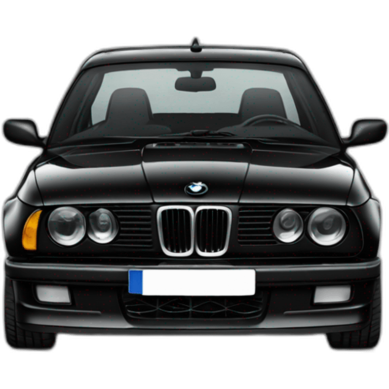 Bmw 3 series g black emoji