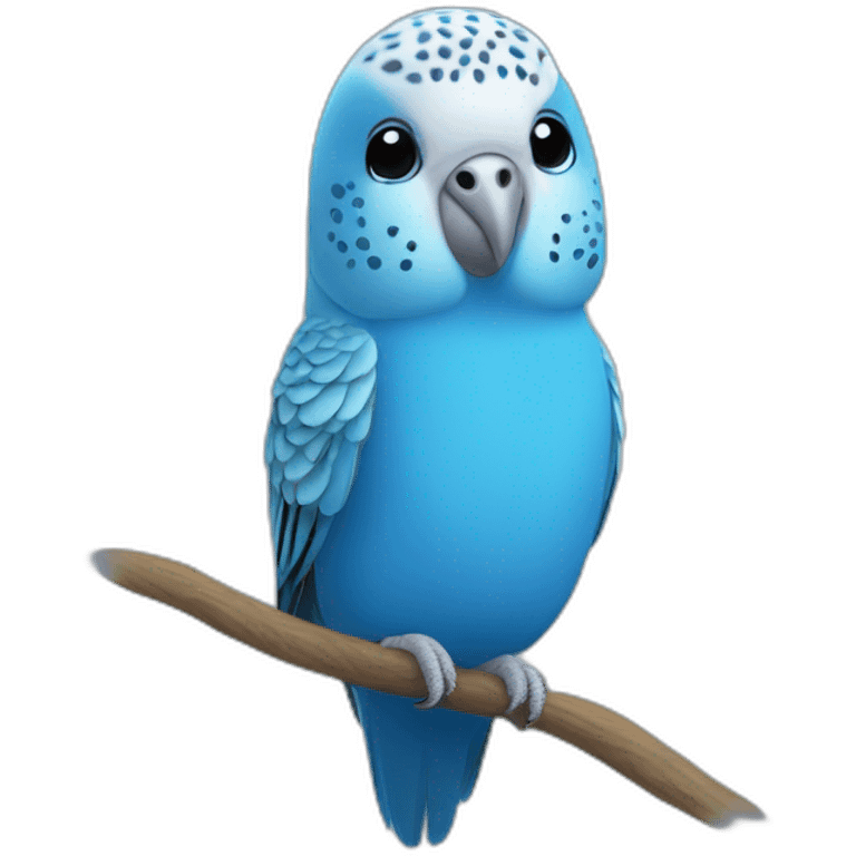 blue budgie emoji