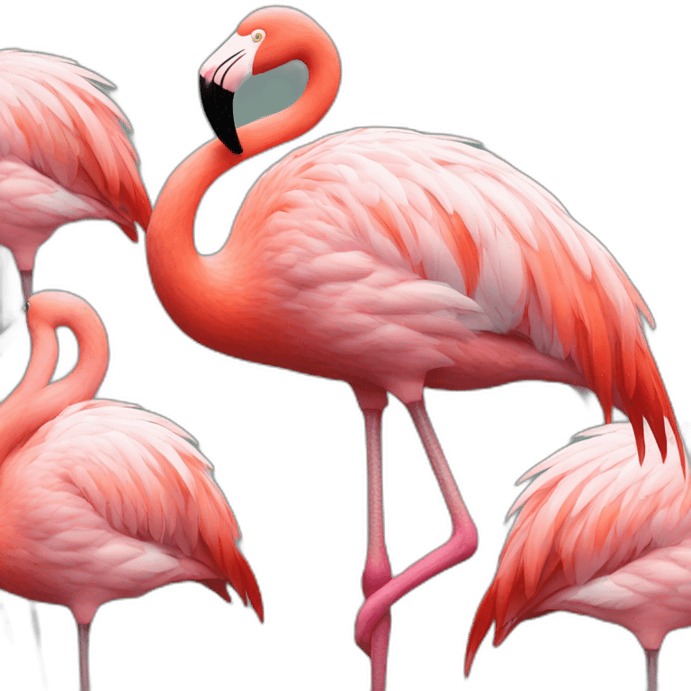 flamingo sad emoji