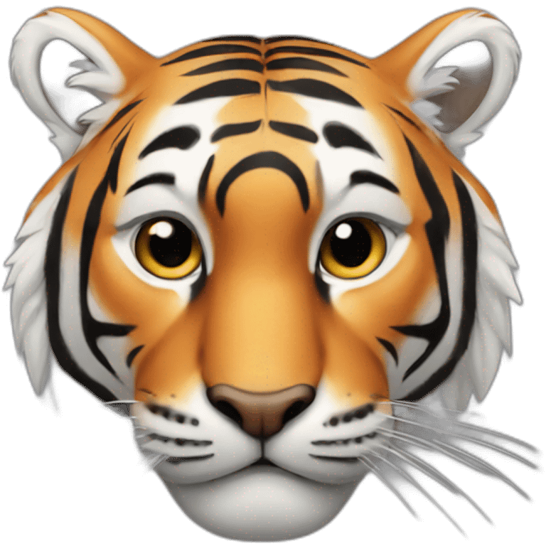 tiger with tusks emoji