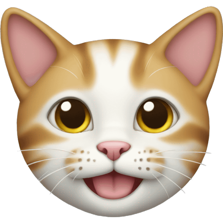 Cat happy emoji