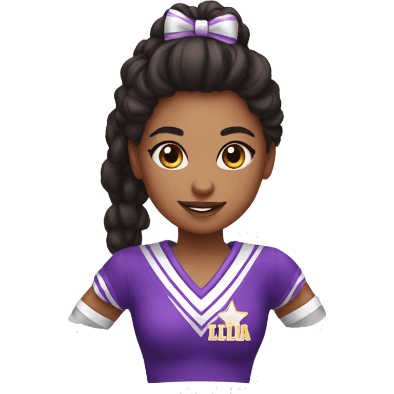 Allstar cheerleader lila emoji