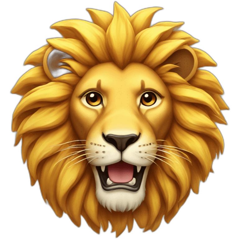 Lion and sun emoji