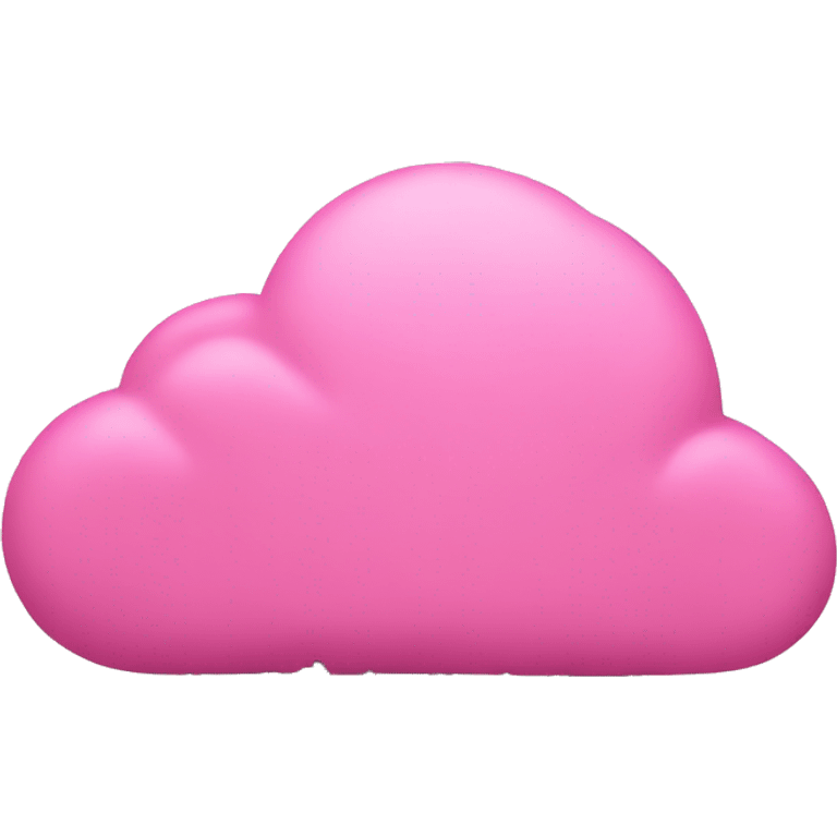 Pink cloud with chains emoji