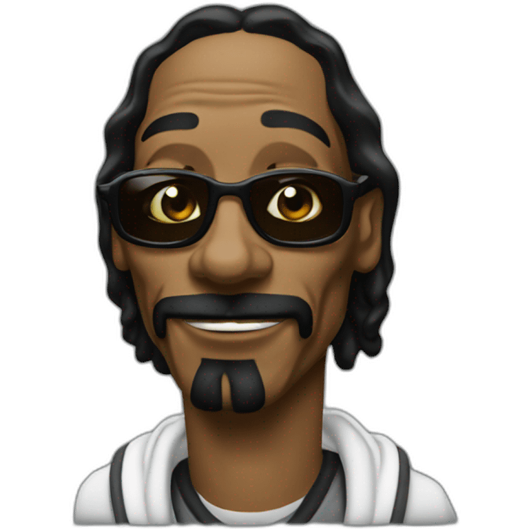 Snoop Dogg qui fume un joint emoji