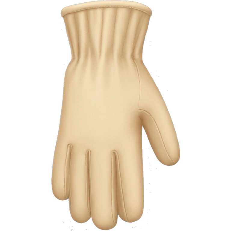 beige gloves  emoji