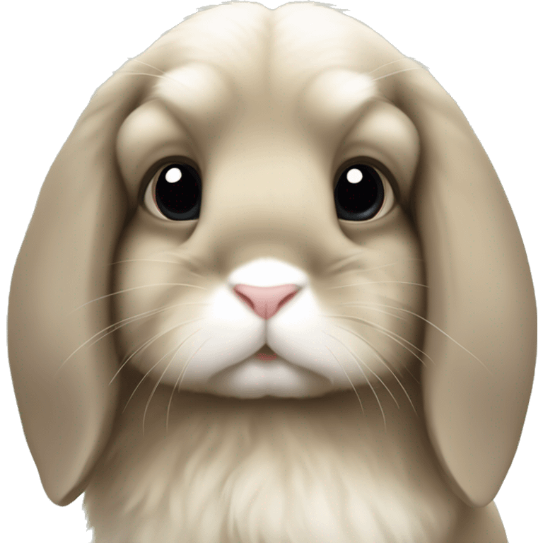 Bunny holland lop emoji